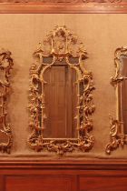 ☘ A George III giltwood mirror,