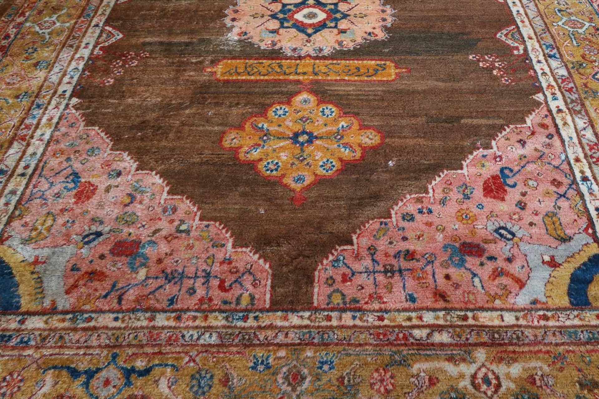 ☘ A Kurdish wool carpet, - Image 10 of 48