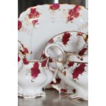 ☘ A porcelain part tea service,