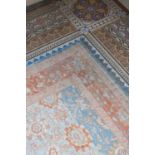 ☘ A Ziegler Sultanabad pattern wool carpet,