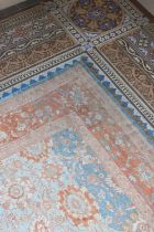 ☘ A Ziegler Sultanabad pattern wool carpet,