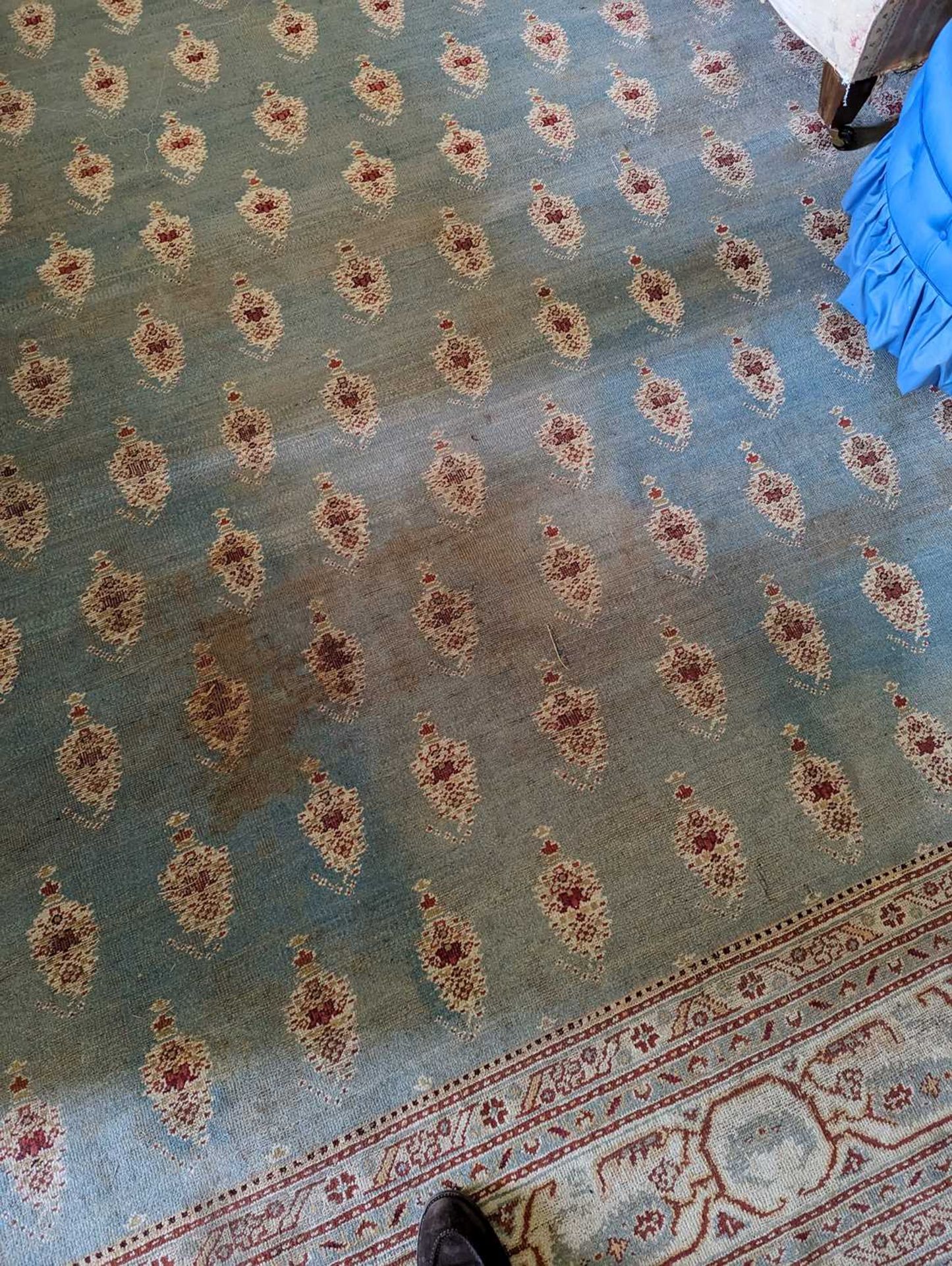 ☘ A large blue Amritsar carpet, - Image 33 of 38