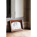 ☘ A white marble plaque,