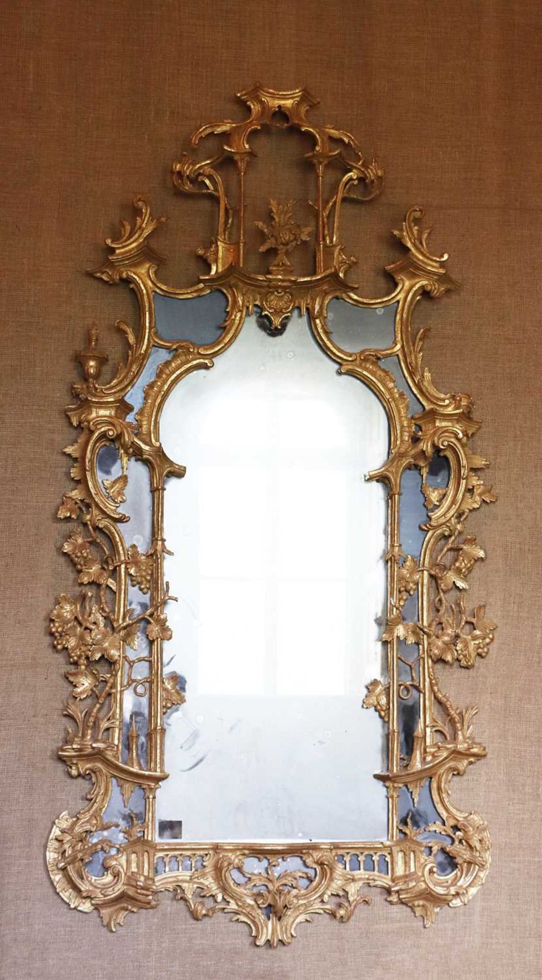 ☘ A George III giltwood mirror, - Image 13 of 17