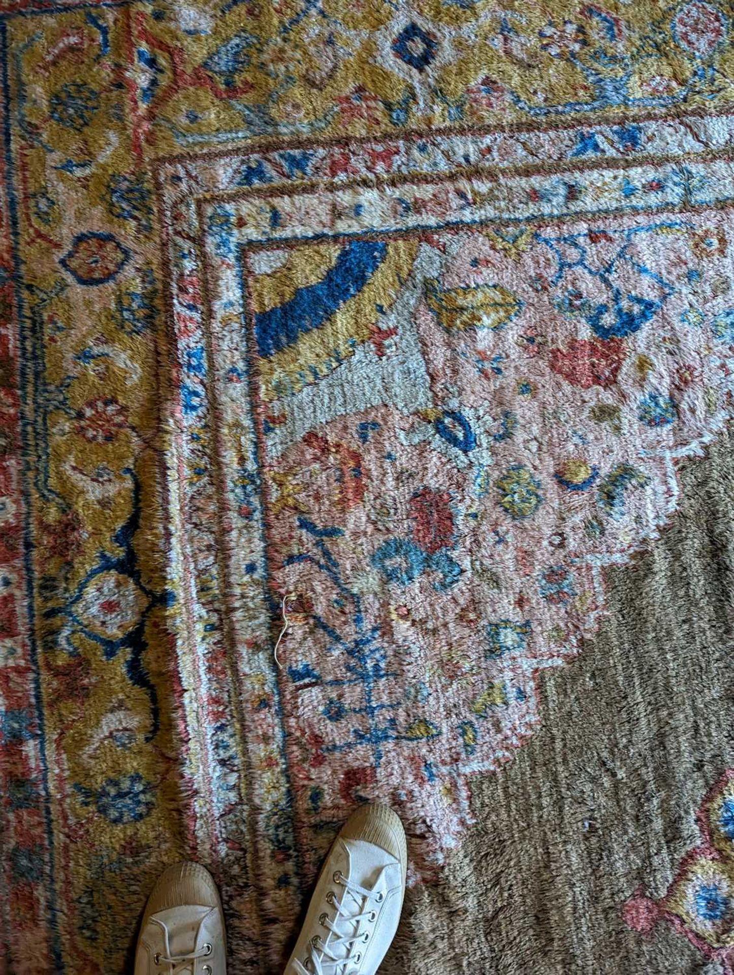 ☘ A Kurdish wool carpet, - Image 42 of 48