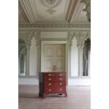 ☘ A George III mahogany chest of drawers,