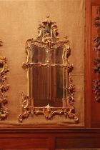 ☘ A giltwood mid-Georgian style mirror,