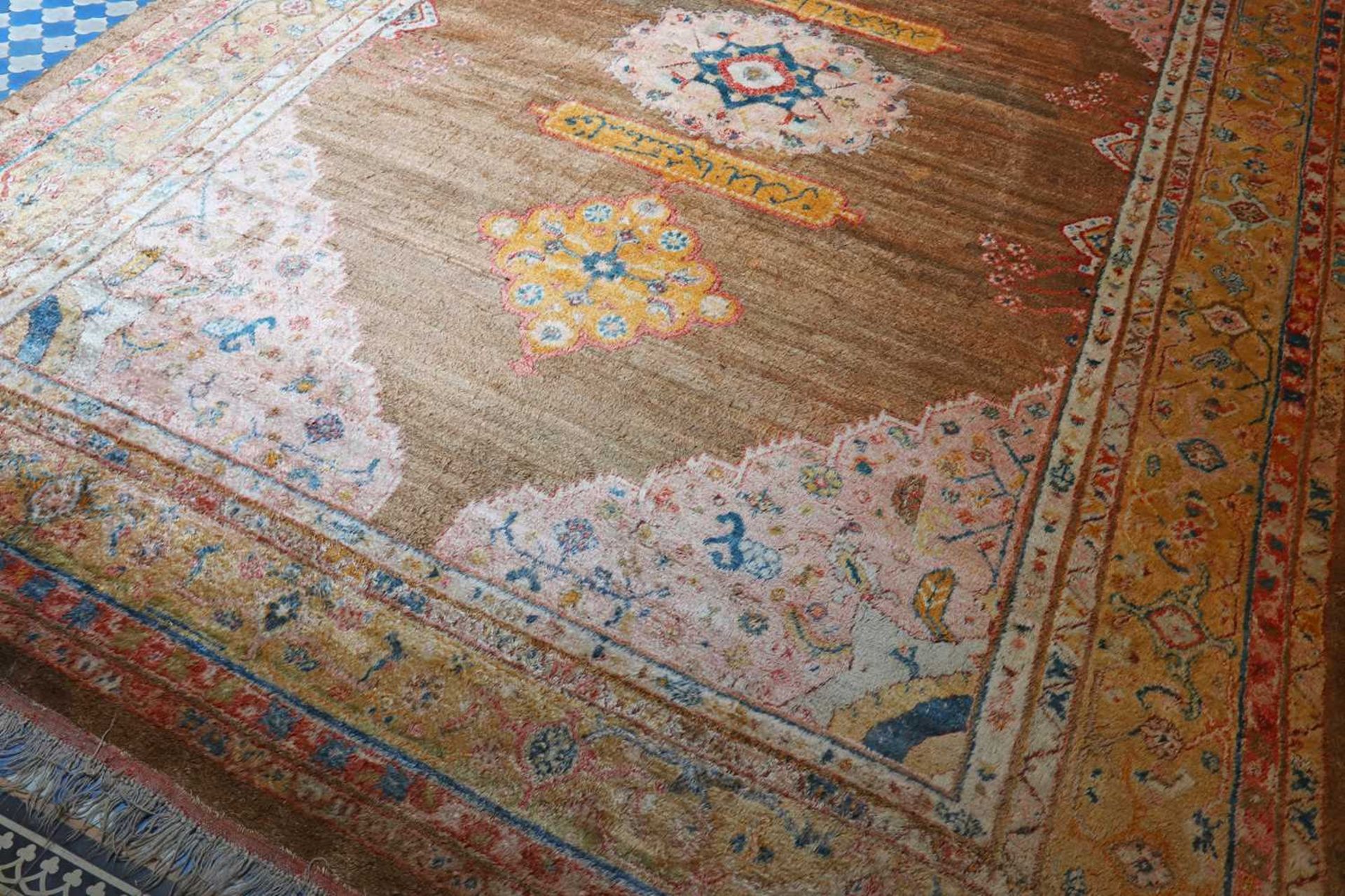 ☘ A Kurdish wool carpet, - Image 13 of 48