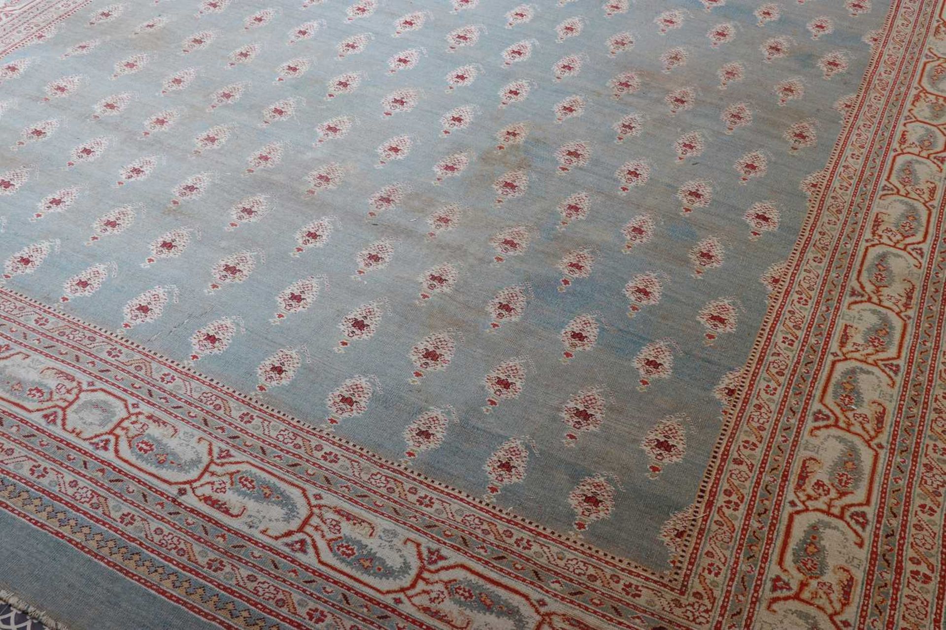 ☘ A large blue Amritsar carpet, - Image 11 of 38