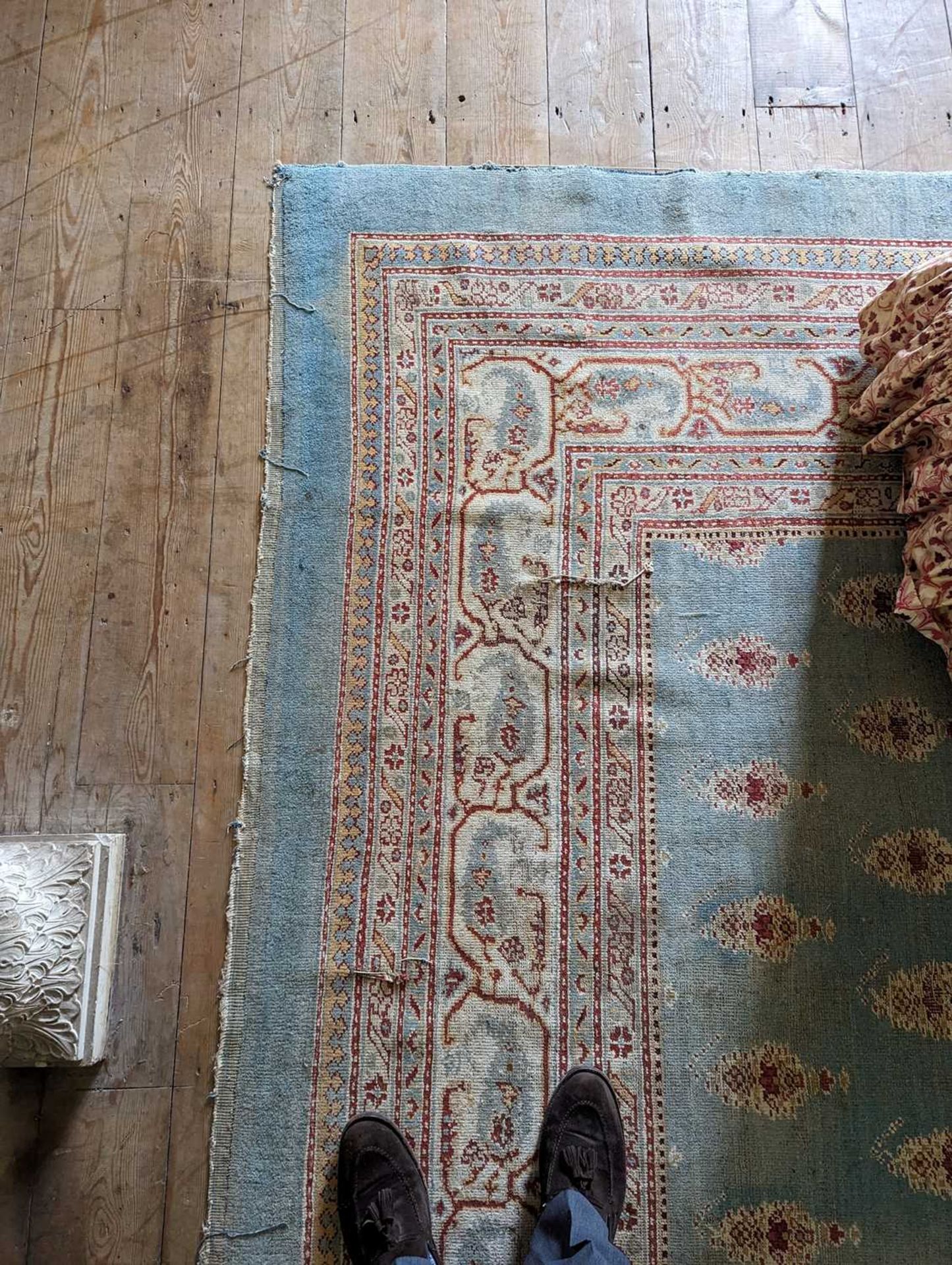 ☘ A large blue Amritsar carpet, - Image 37 of 38