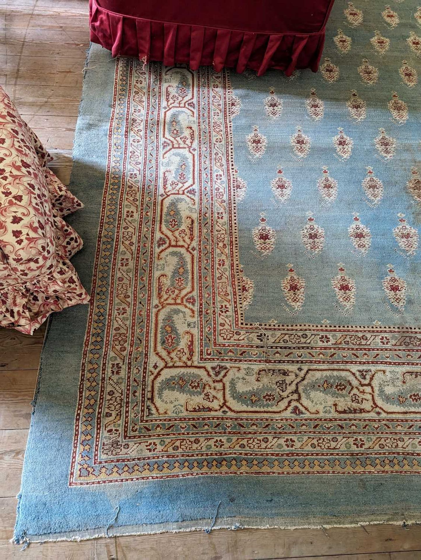 ☘ A large blue Amritsar carpet, - Image 25 of 38
