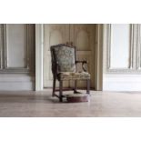 ☘ A George II mahogany master's chair,