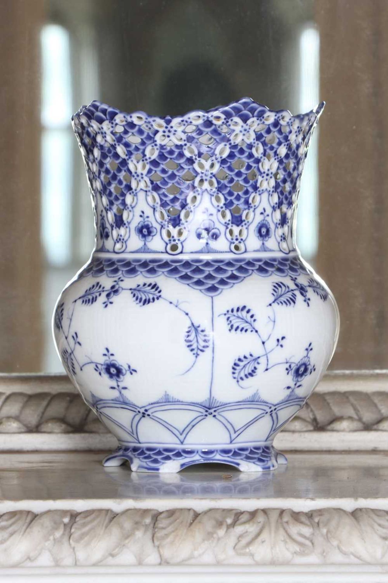 ☘ A Royal Copenhagen 'Blue Lace' vase,