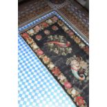 ☘ A Bessarabian flat-weave rug,