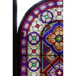 ☘ A Victorian Gothic Revival stained-glass window,