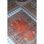 ☘ A Persian Tabriz prayer rug,