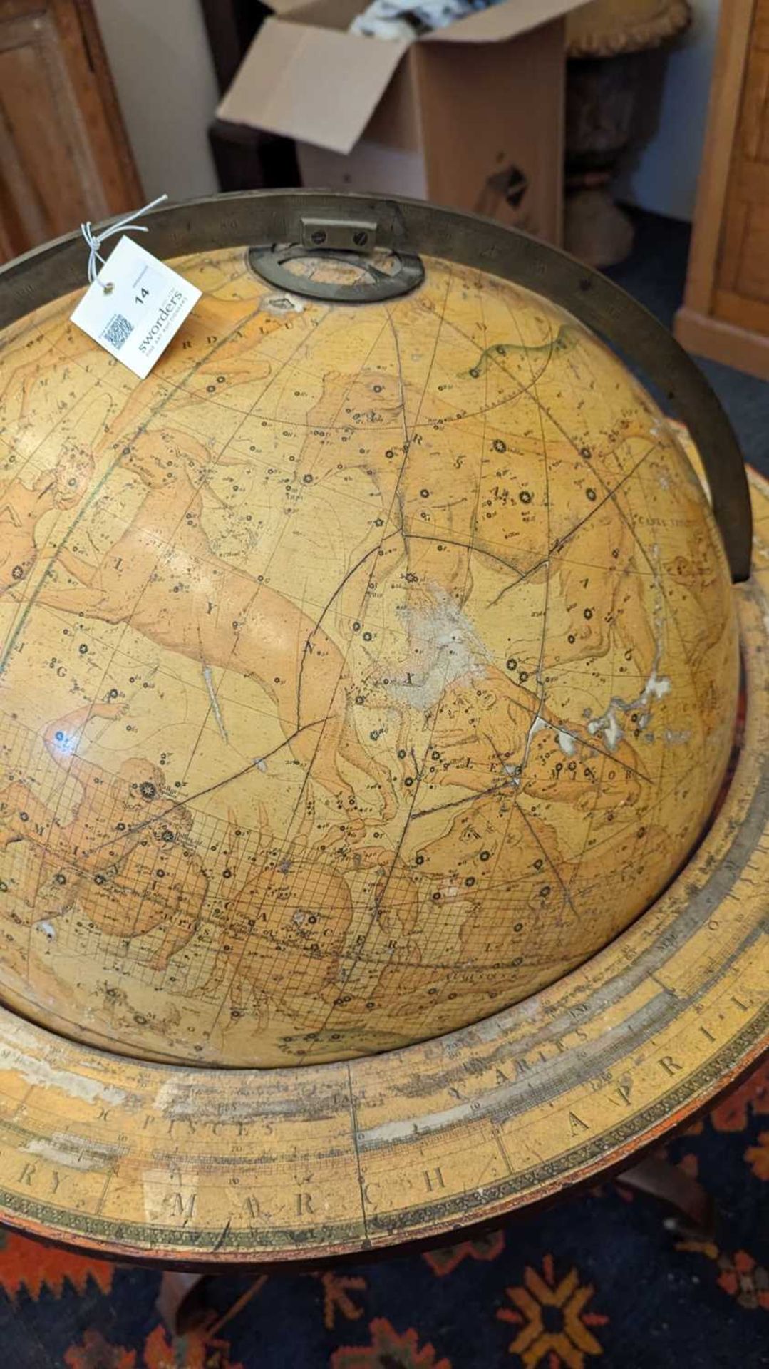 A large celestial library globe by J & W Cary, - Bild 17 aus 84