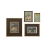 An assembled collection of Mughal Indian paintings,