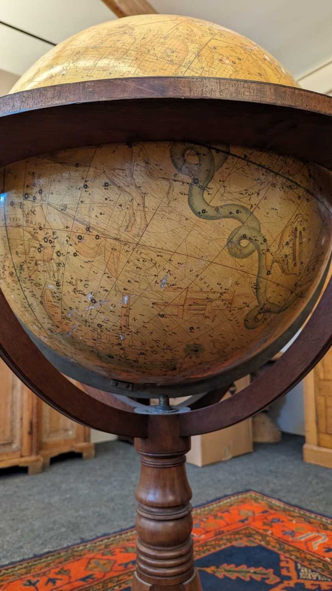 A large celestial library globe by J & W Cary, - Bild 21 aus 84