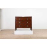A George III mahogany chest of drawers by Gillows,