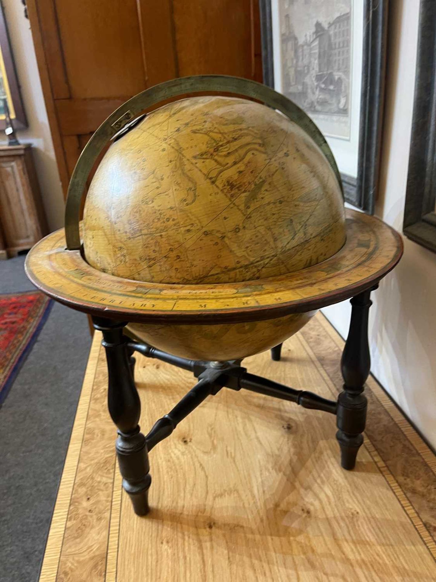 A pair of terrestrial and celestial library globes by J & W Cary, - Bild 11 aus 34
