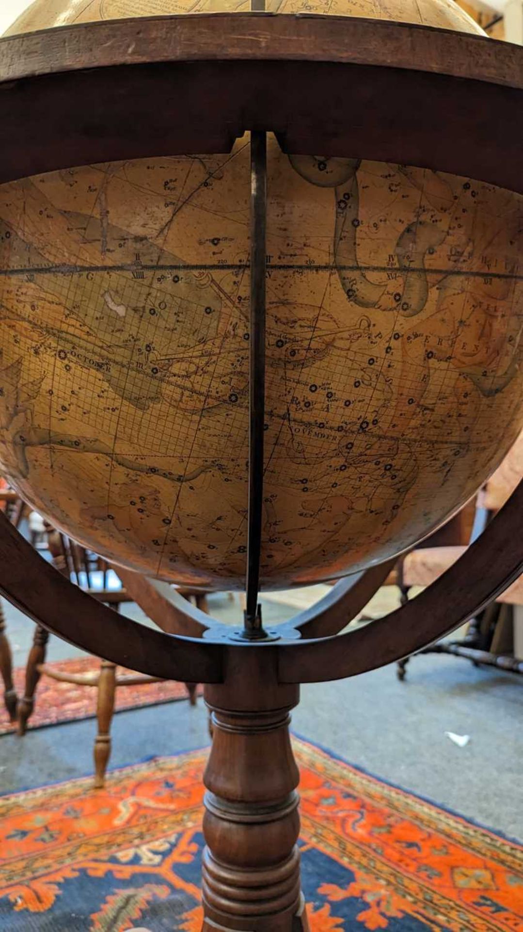 A large celestial library globe by J & W Cary, - Bild 12 aus 84