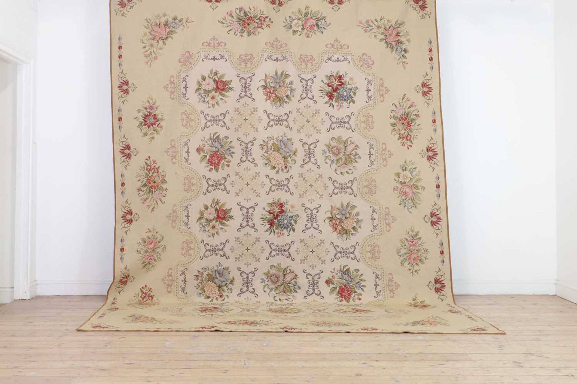 A Regency-style needlepoint carpet,