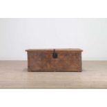 A carved wooden chest,