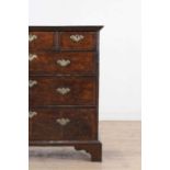 A mulberry chest of drawers,