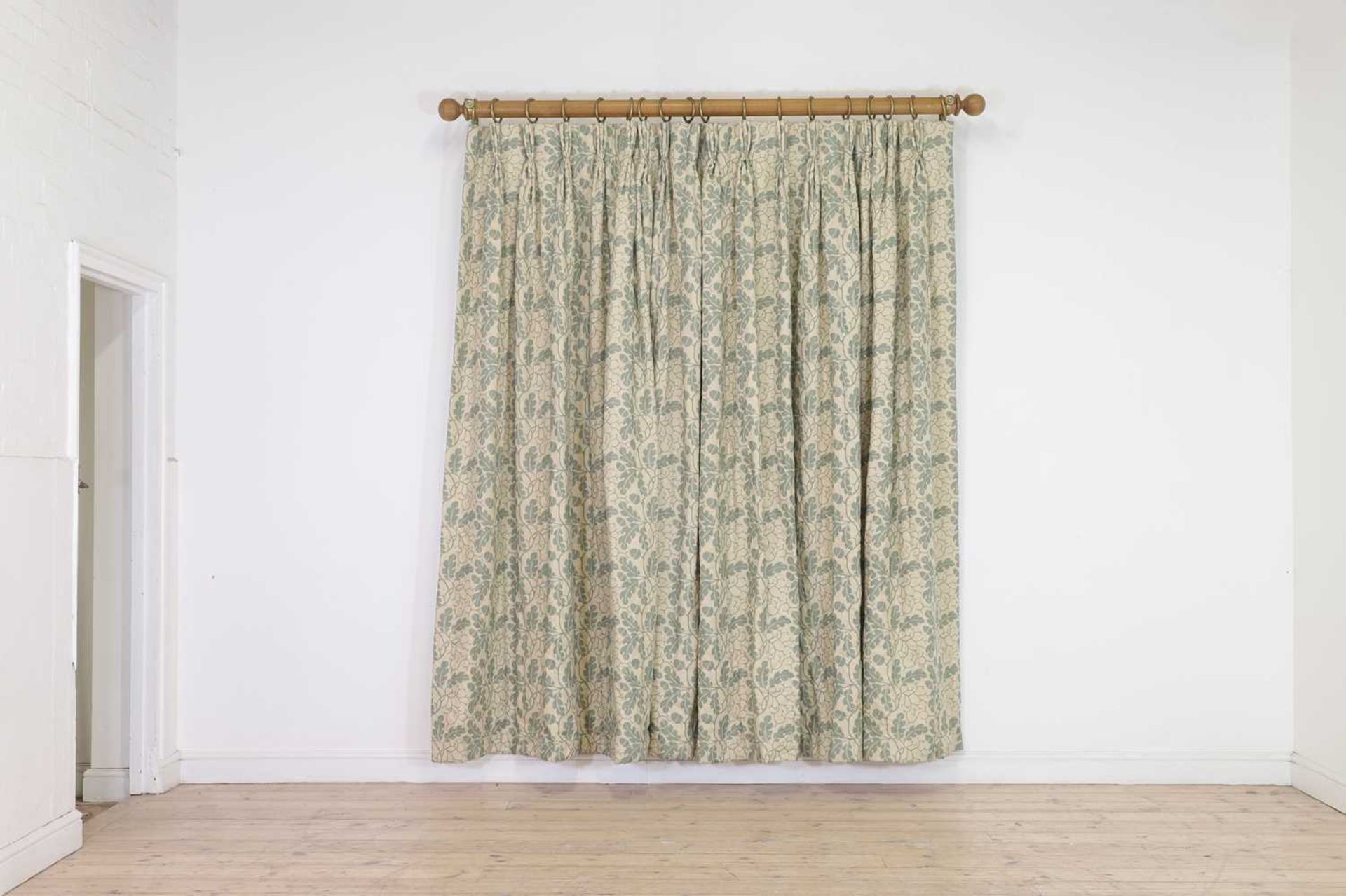 Two pairs of 'Oak Leaves' curtains by Robert Kime, - Image 3 of 14