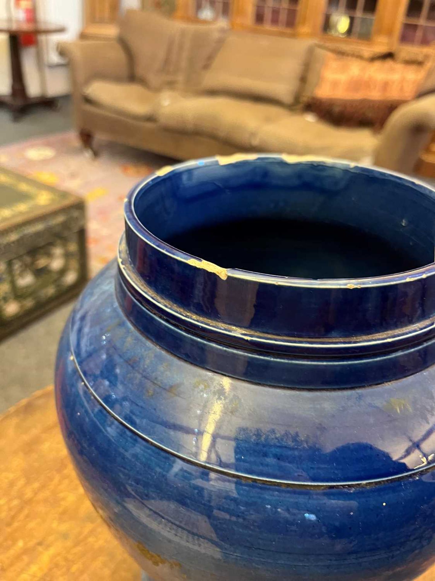 A glazed pottery vase, - Image 17 of 17