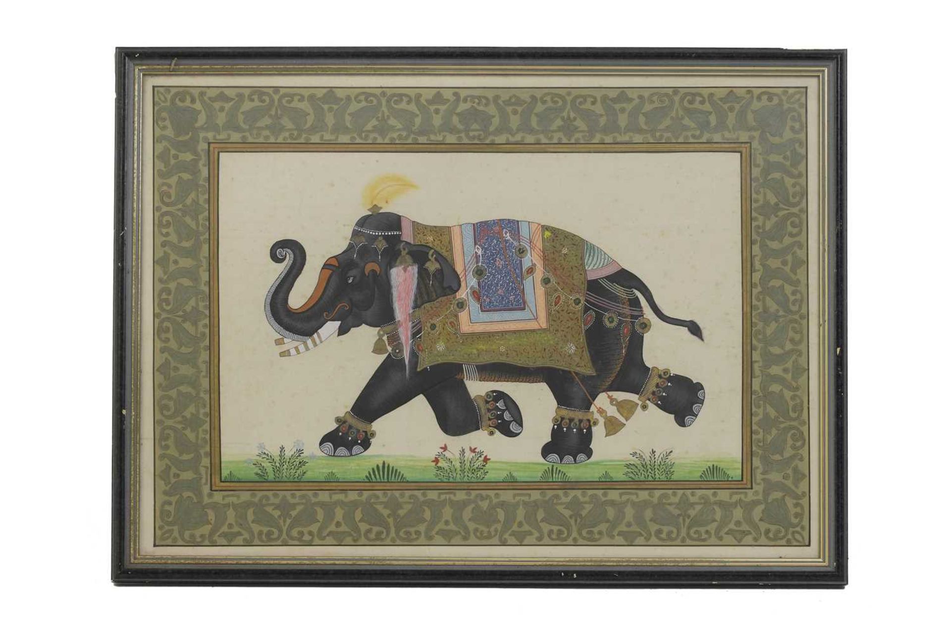 An assembled collection of Mughal Indian paintings, - Image 12 of 13