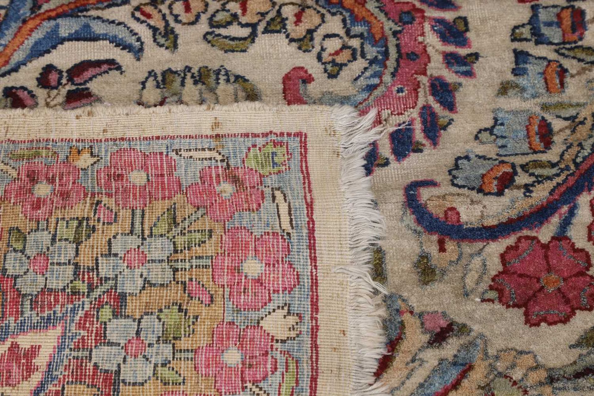 A Kirman wool carpet, - Image 5 of 5