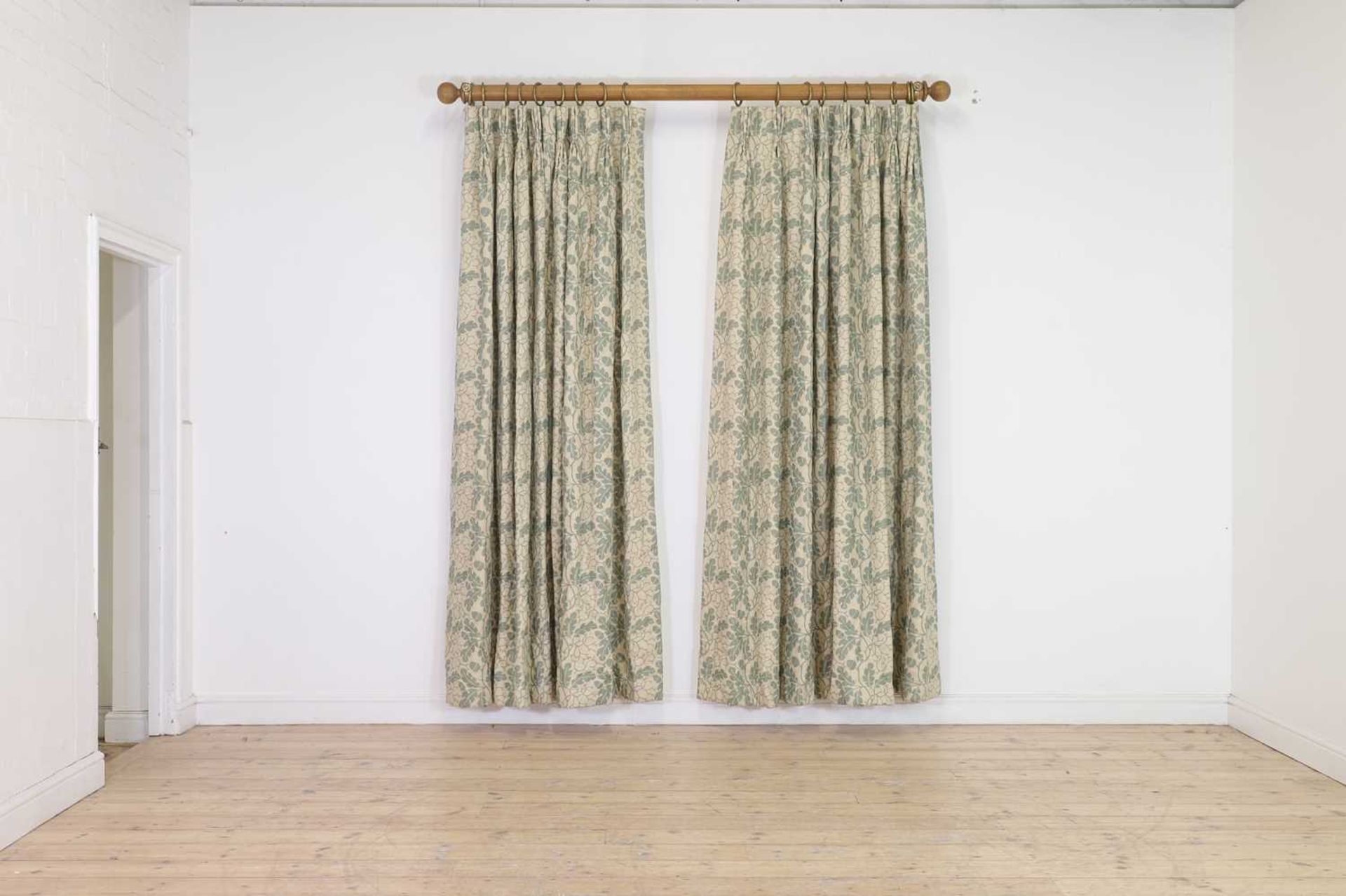 Two pairs of 'Oak Leaves' curtains by Robert Kime, - Image 4 of 14