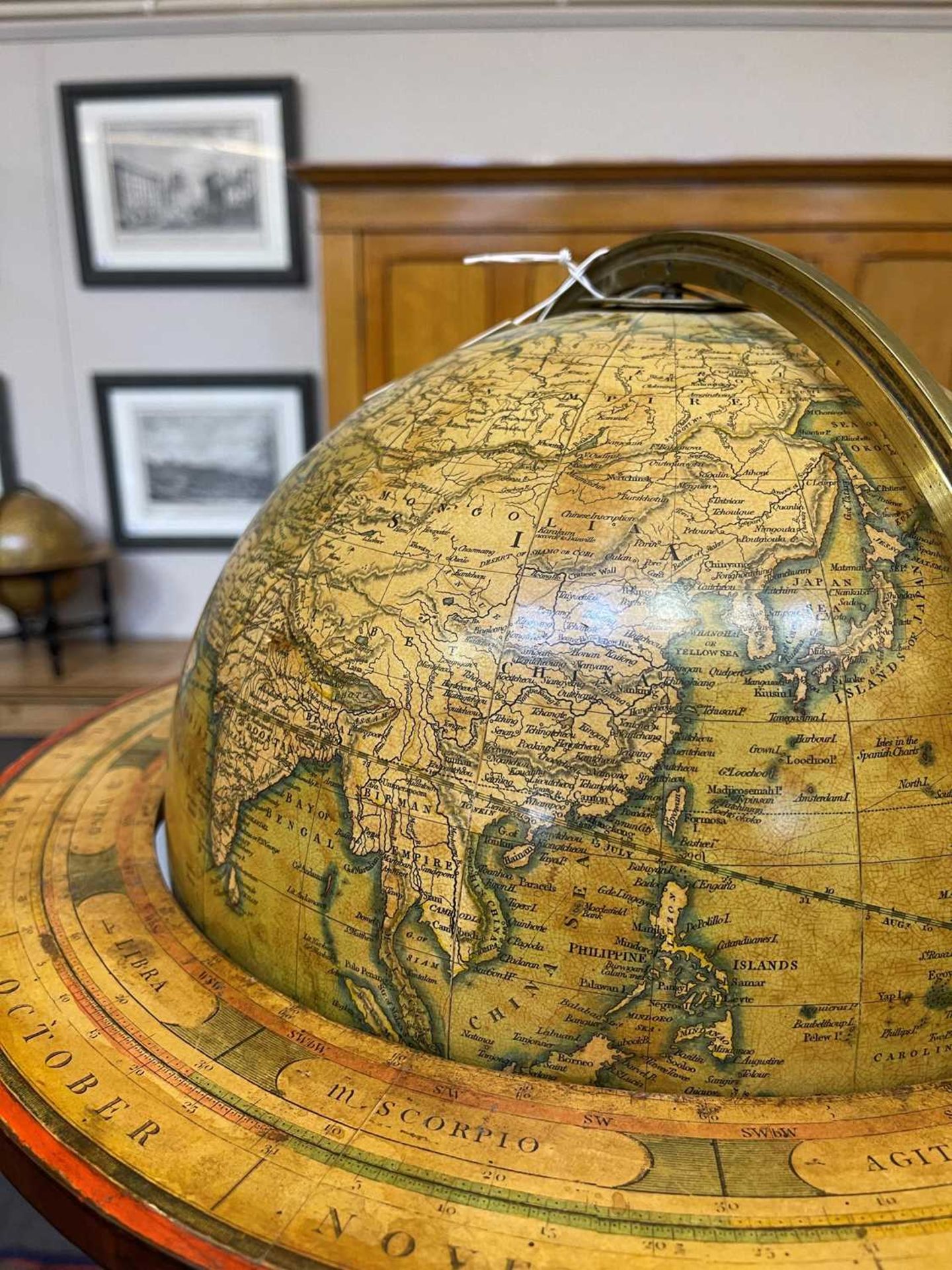 A pair of terrestrial and celestial library globes by J & W Cary, - Bild 32 aus 34