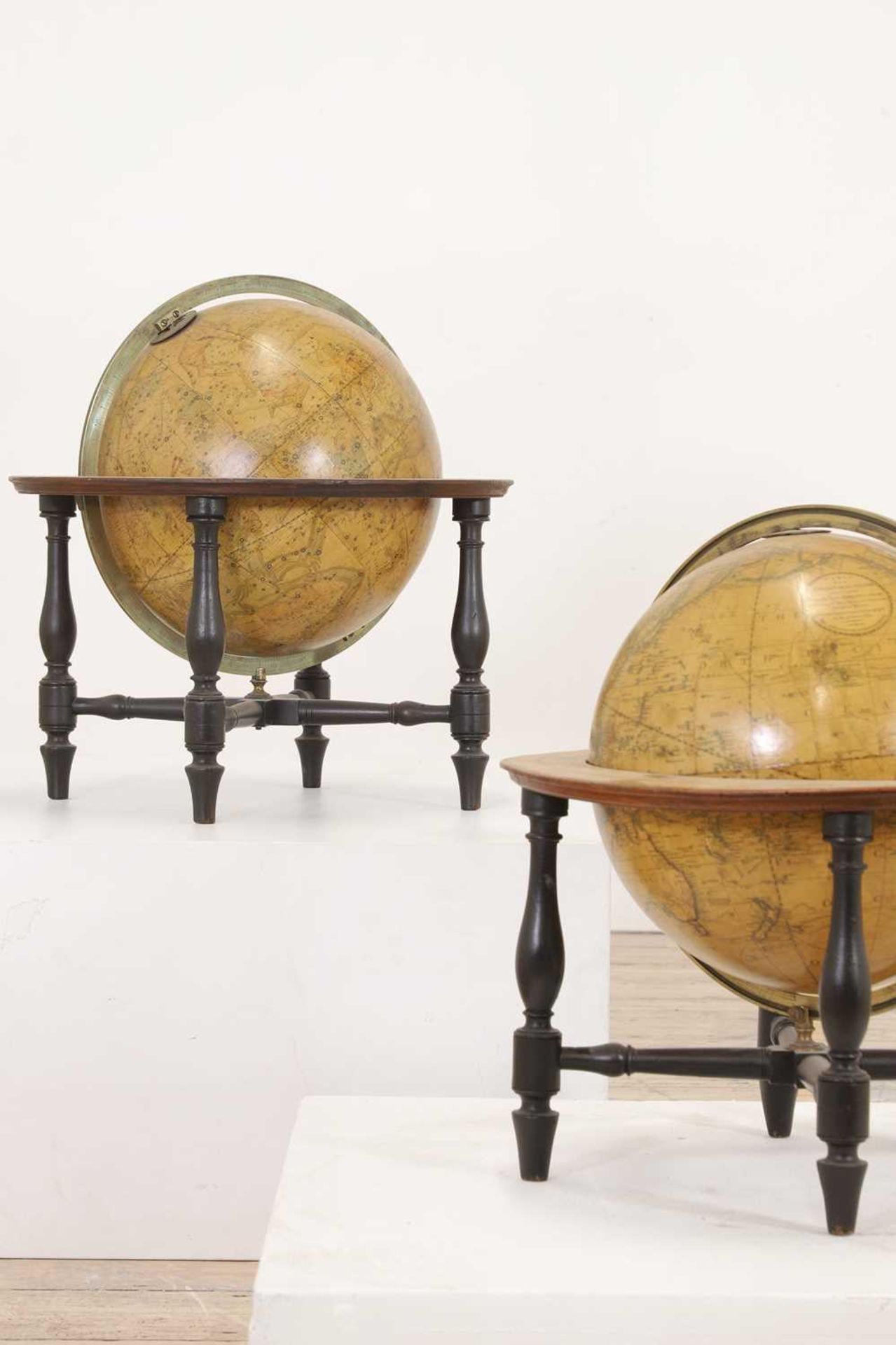 A pair of terrestrial and celestial library globes by J & W Cary, - Bild 2 aus 34