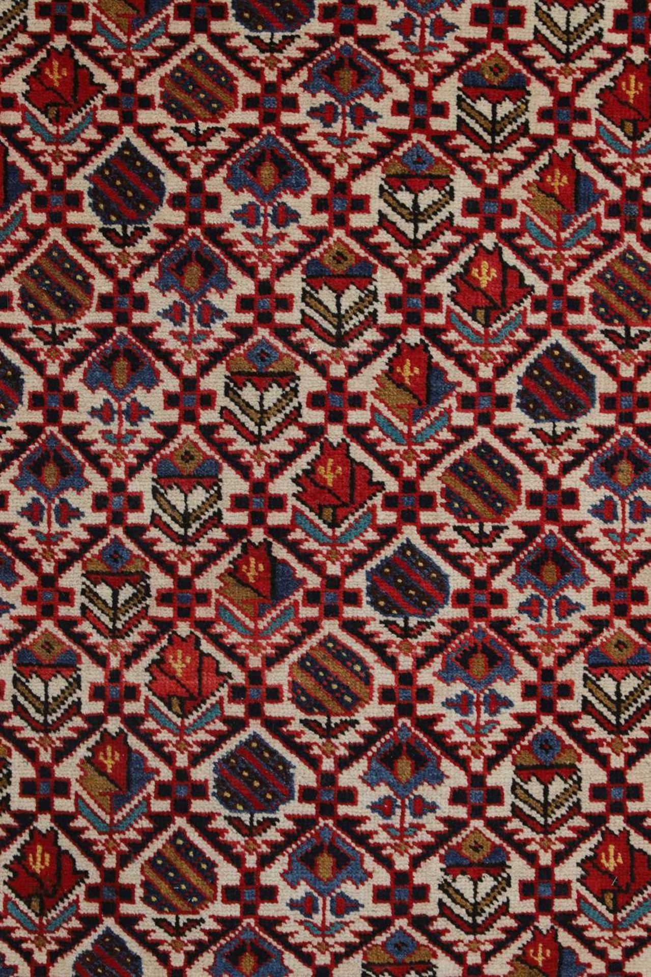 A wool runner of Caucasian design, - Image 3 of 5