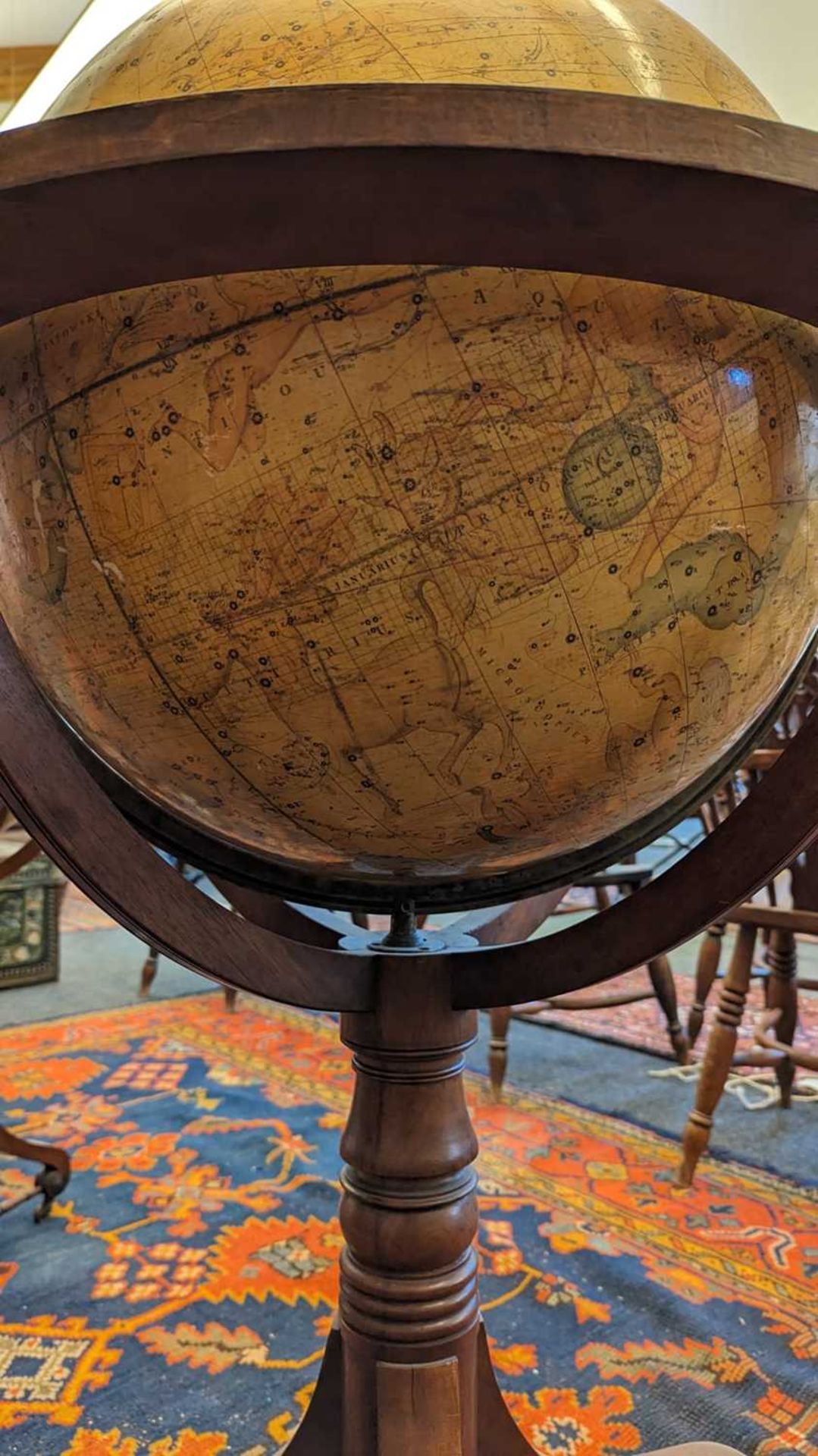 A large celestial library globe by J & W Cary, - Bild 22 aus 84