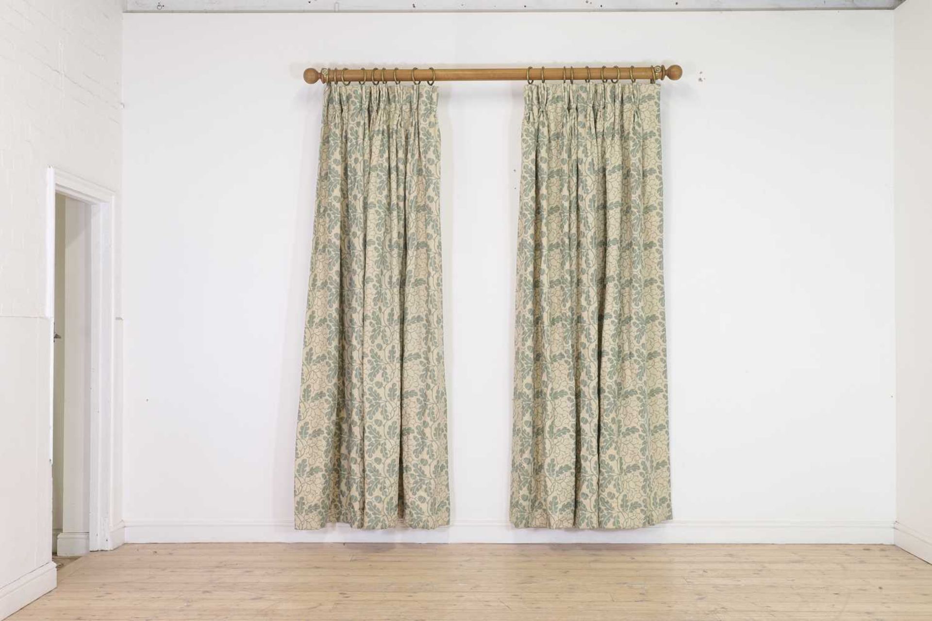 Two pairs of 'Oak Leaves' curtains by Robert Kime, - Image 2 of 14