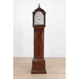 A George III mahogany longcase clock by John Holmes of London,