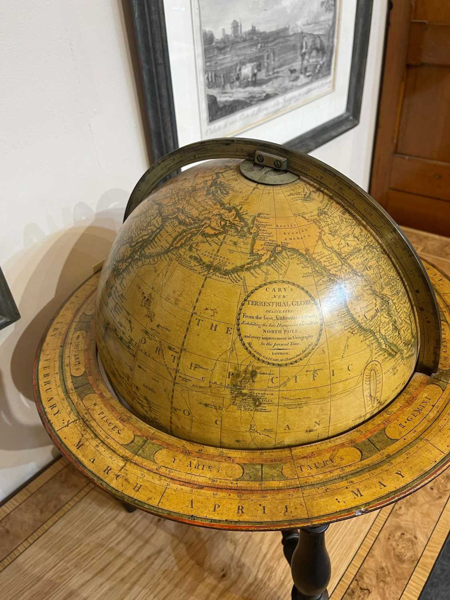 A pair of terrestrial and celestial library globes by J & W Cary, - Bild 27 aus 34