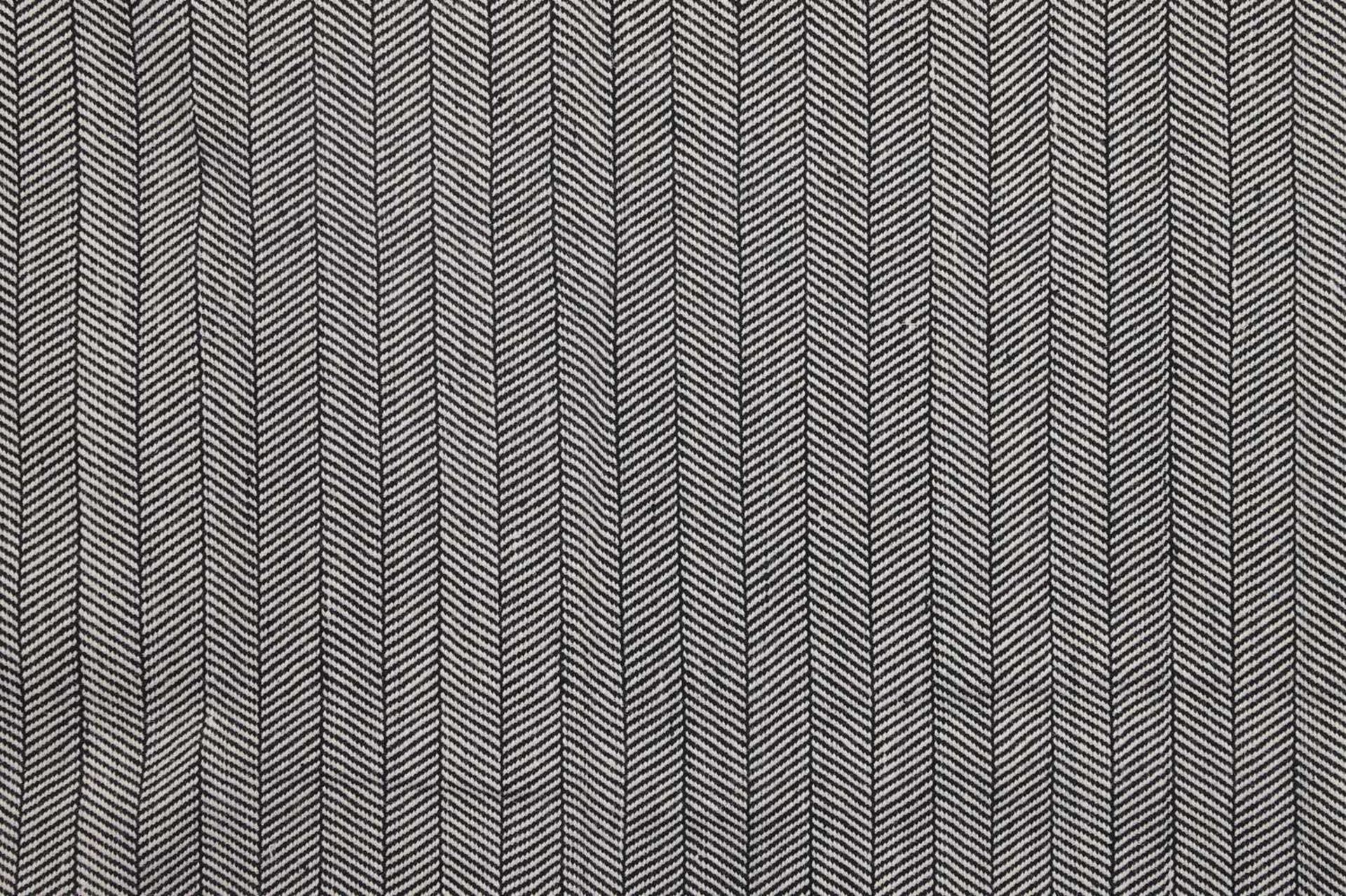 An herringbone wool carpet, - Image 3 of 5