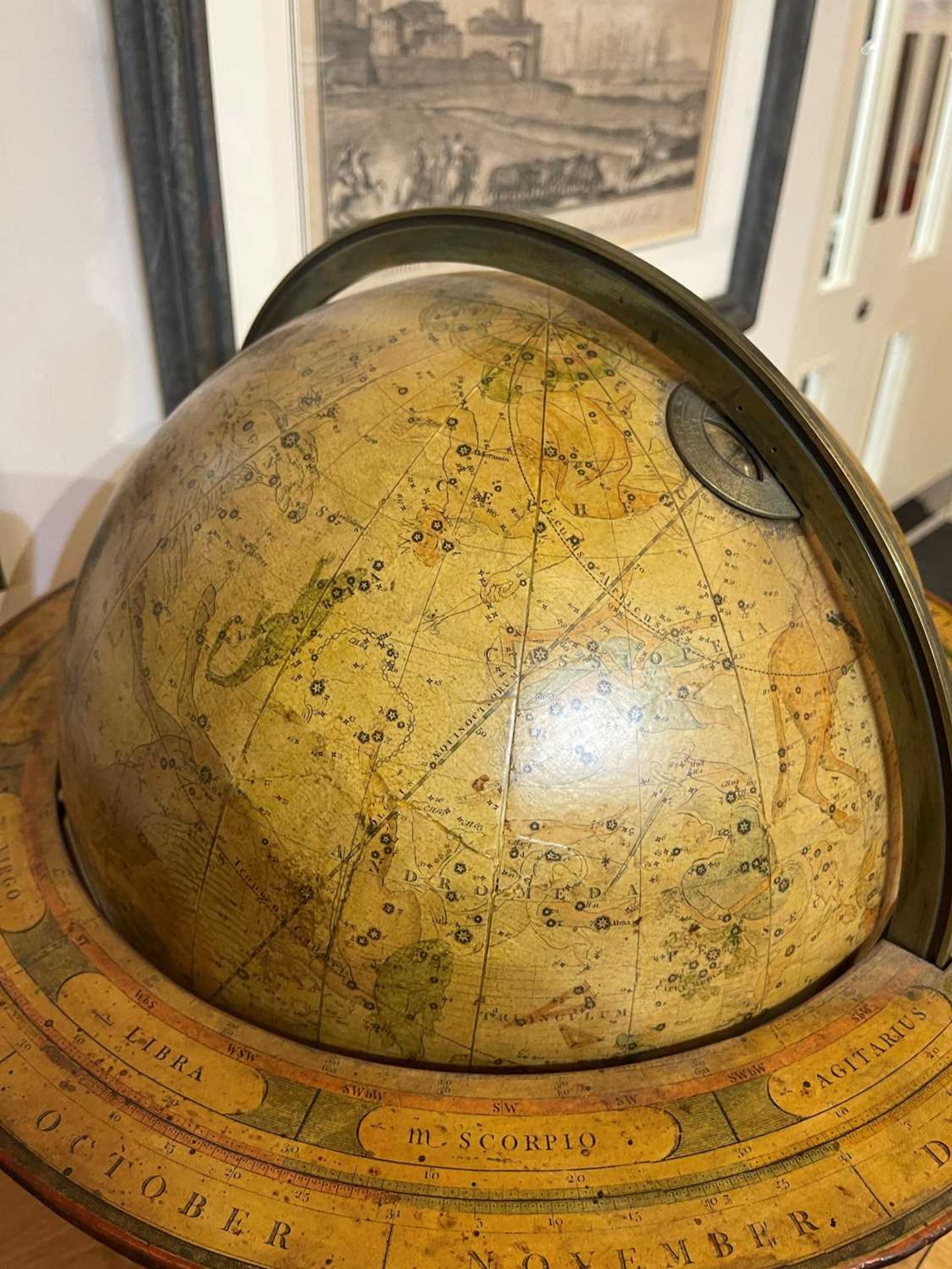 A pair of terrestrial and celestial library globes by J & W Cary, - Bild 10 aus 34
