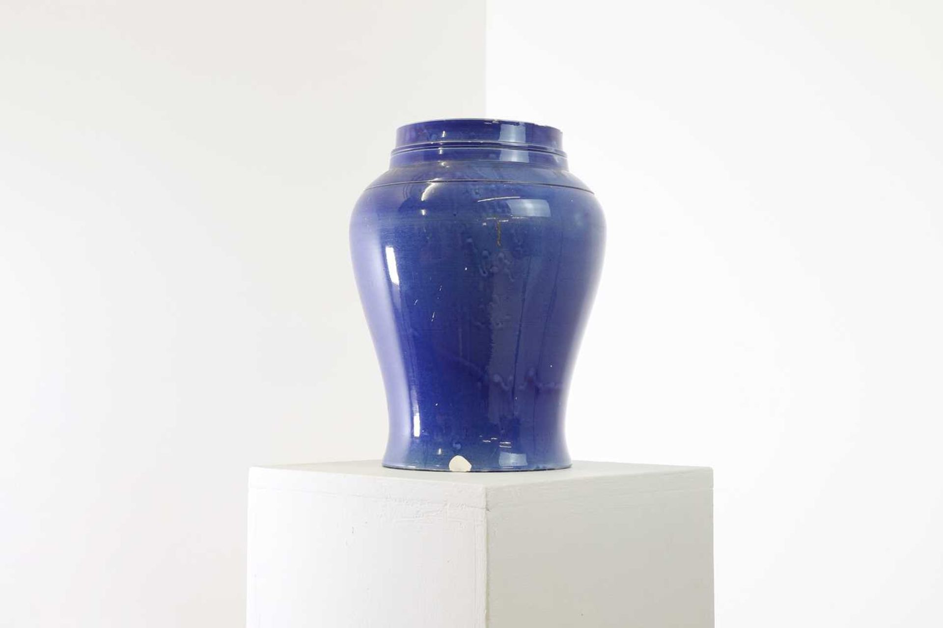 A glazed pottery vase, - Image 3 of 17