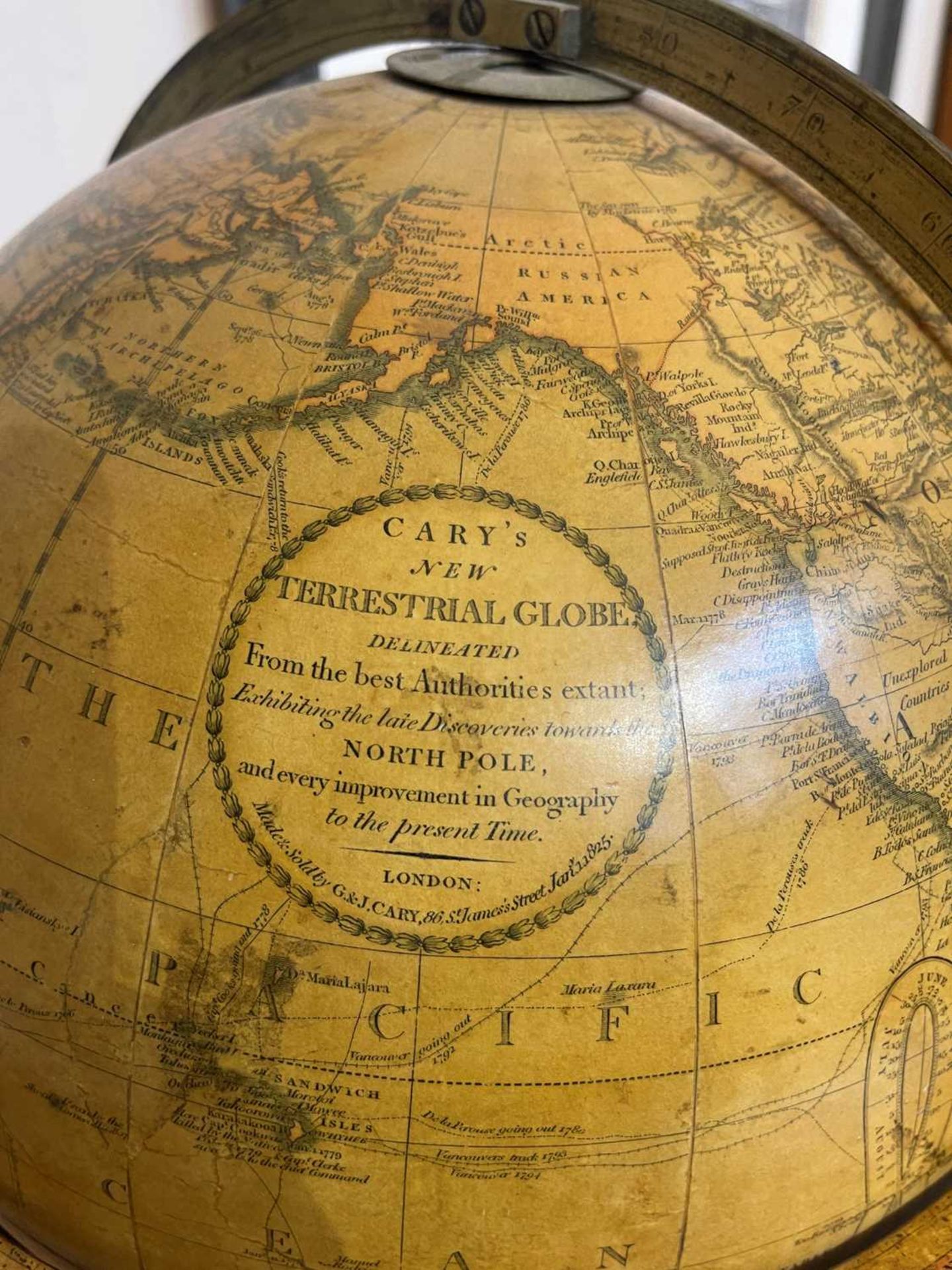 A pair of terrestrial and celestial library globes by J & W Cary, - Bild 21 aus 34