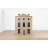A Regency painted wooden doll's house,
