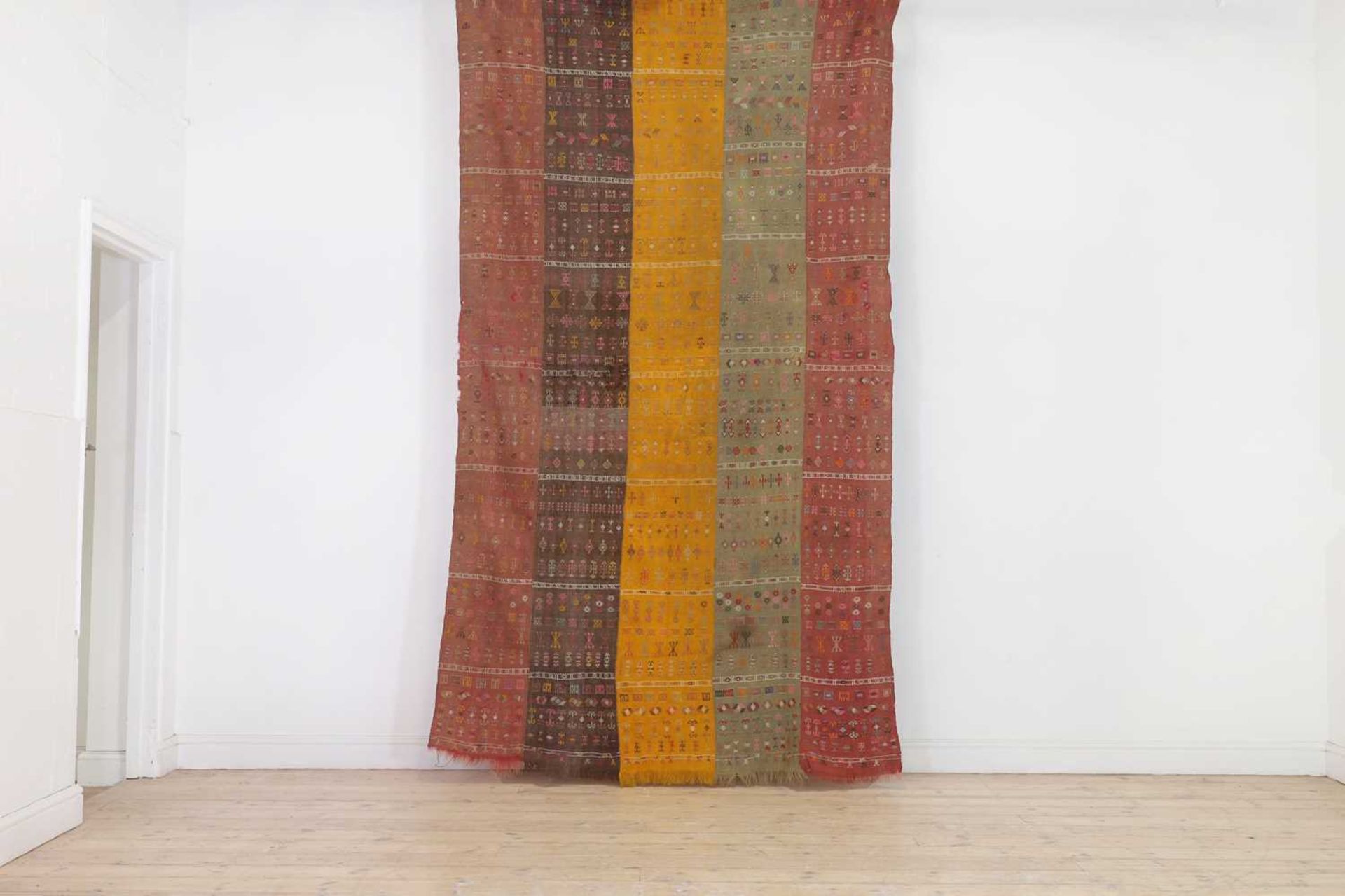 A flat-weave cicim kilim,