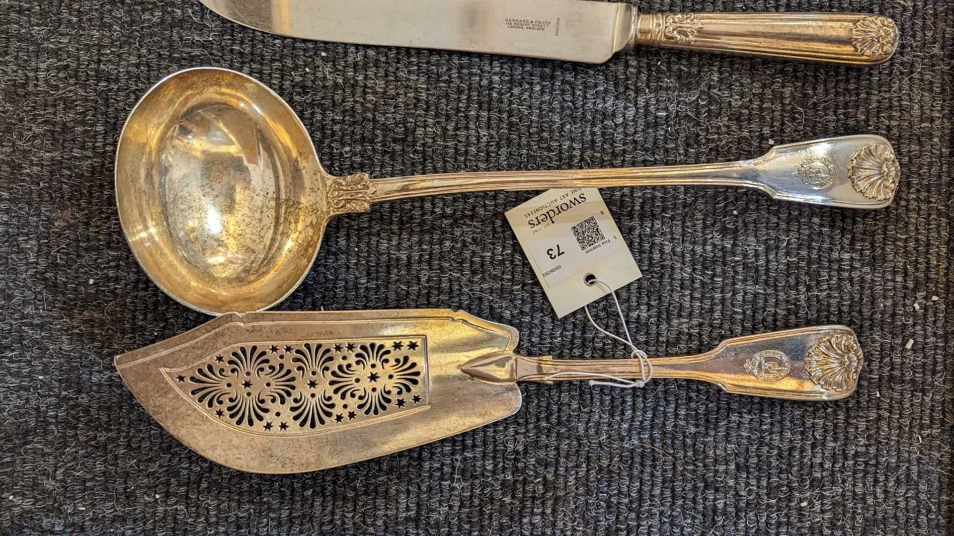 A composed George IV silver flatware service, - Image 16 of 46