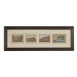 A group of Victorian sand pictures,
