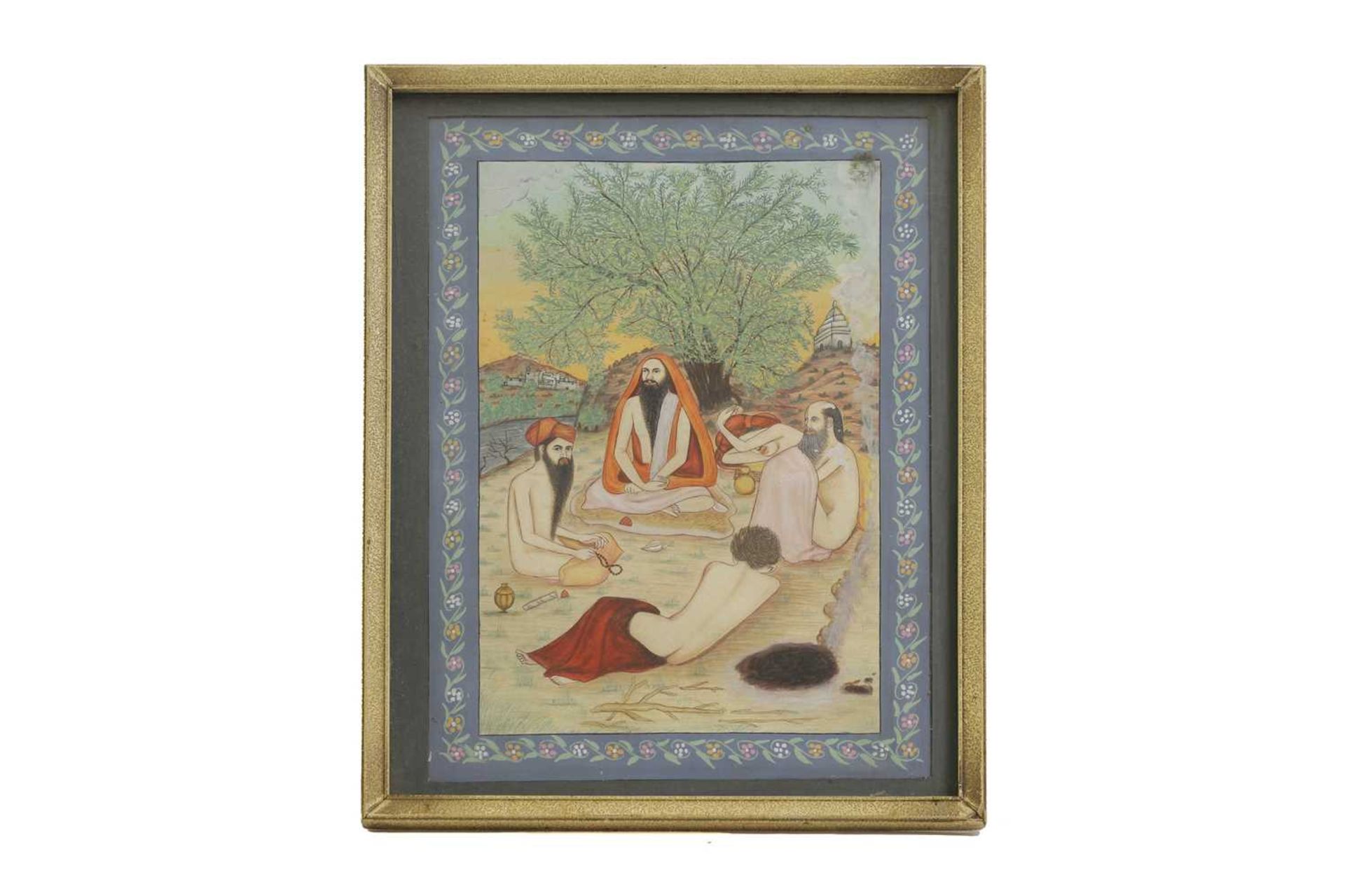 An assembled collection of Mughal Indian paintings, - Image 2 of 13